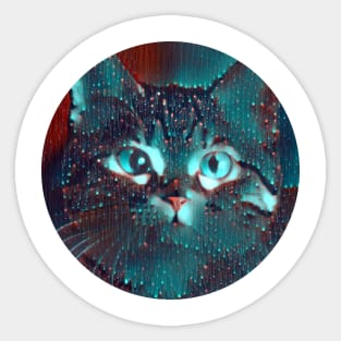 Behavioral mycat, revolution for cats Sticker